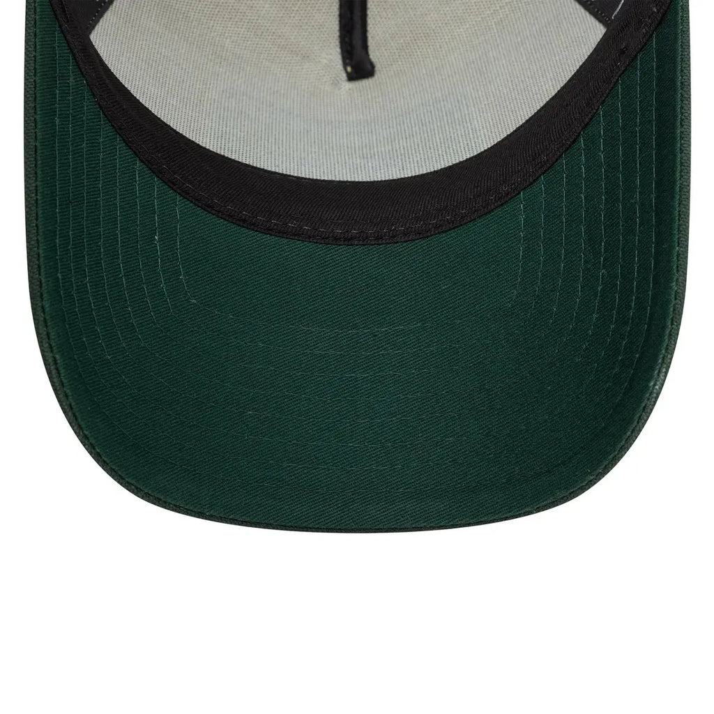 NEW ERA 9FORTY A-FRAME  NE PATCH CANVAS TRUCKER GORRA AJUSTABLE VERDE