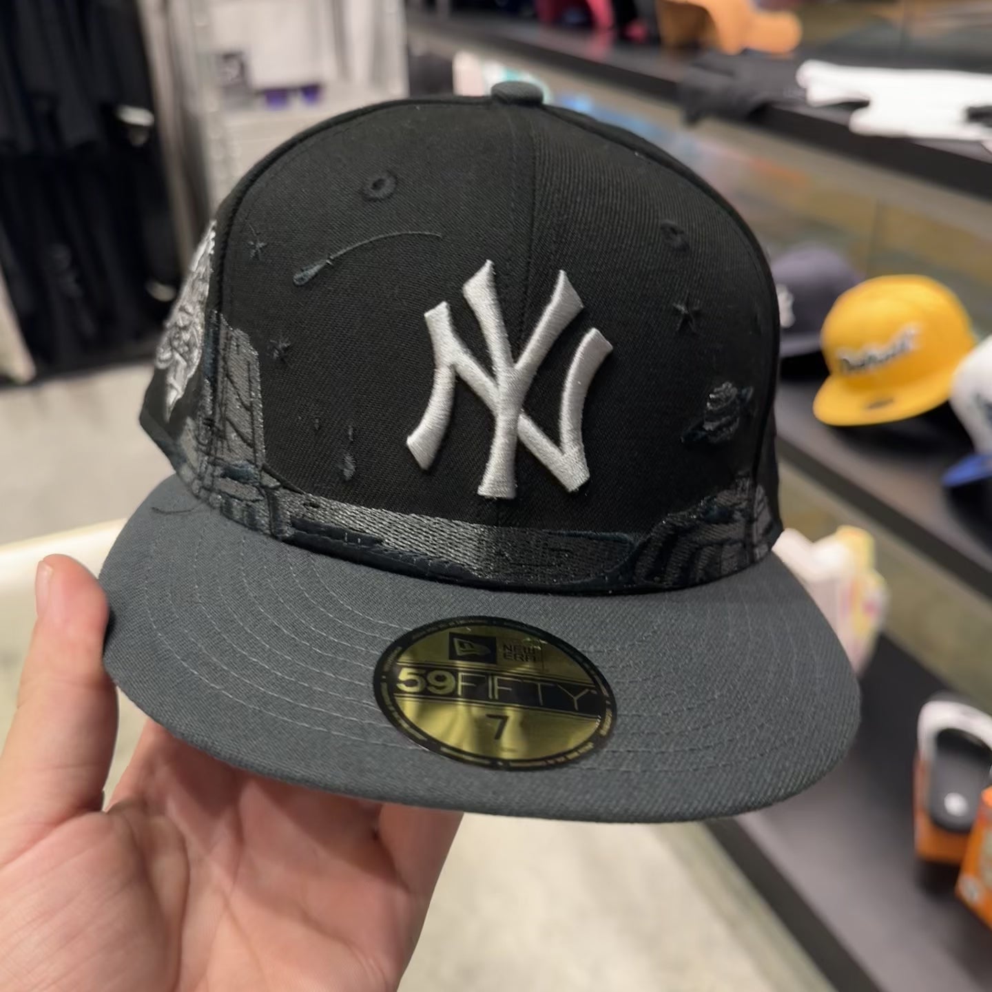 NEW ERA 59FIFTY MLB NEW YORK YANKEES PLANETARY GORRA CERRADA NEGRA