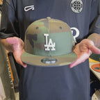 NEW ERA 9FIFTY MLB LA DODGERS GORRA AJUSTABLE VERDE CAMUFLADO
