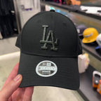 NEW ERA 9FORTY MLB LOS ANGELES DODGERS METALLIC INFILL GORRA AJUSTABLE NEGRA