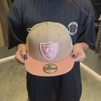 NEW ERA 59FIFTY NFL RAIDERS SUNDAE GORRA CERRADA BEIGE / ROSA