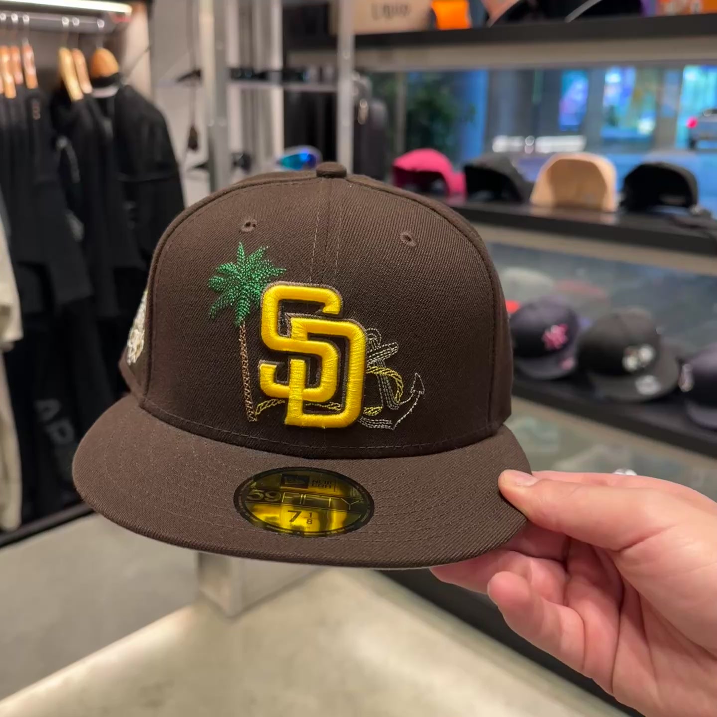 NEW ERA 59FIFTY MLB STATE STITCH SAN DIEGO PADRES GORRA CERRADA  CAFE