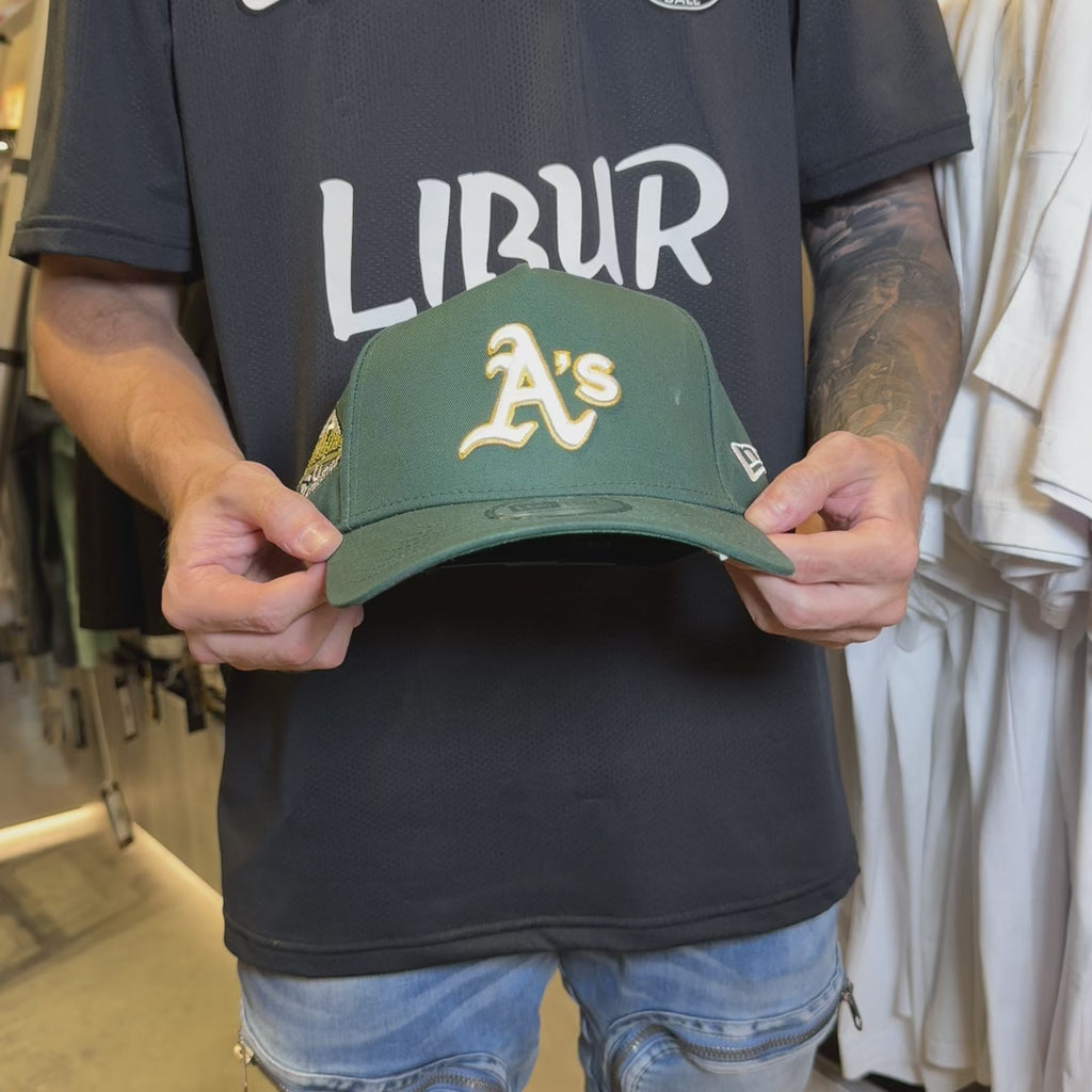 NEW ERA 9FORTY E-FRAME MLB OAKLAND ATHLETICS GORRA AJUSTABLE VERDE