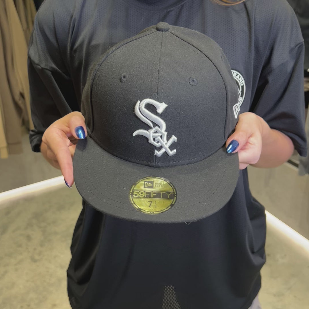 NEW ERA 59FIFTY MLB CHICAGO WHITE SOX GORRA CERRADA NEGRA