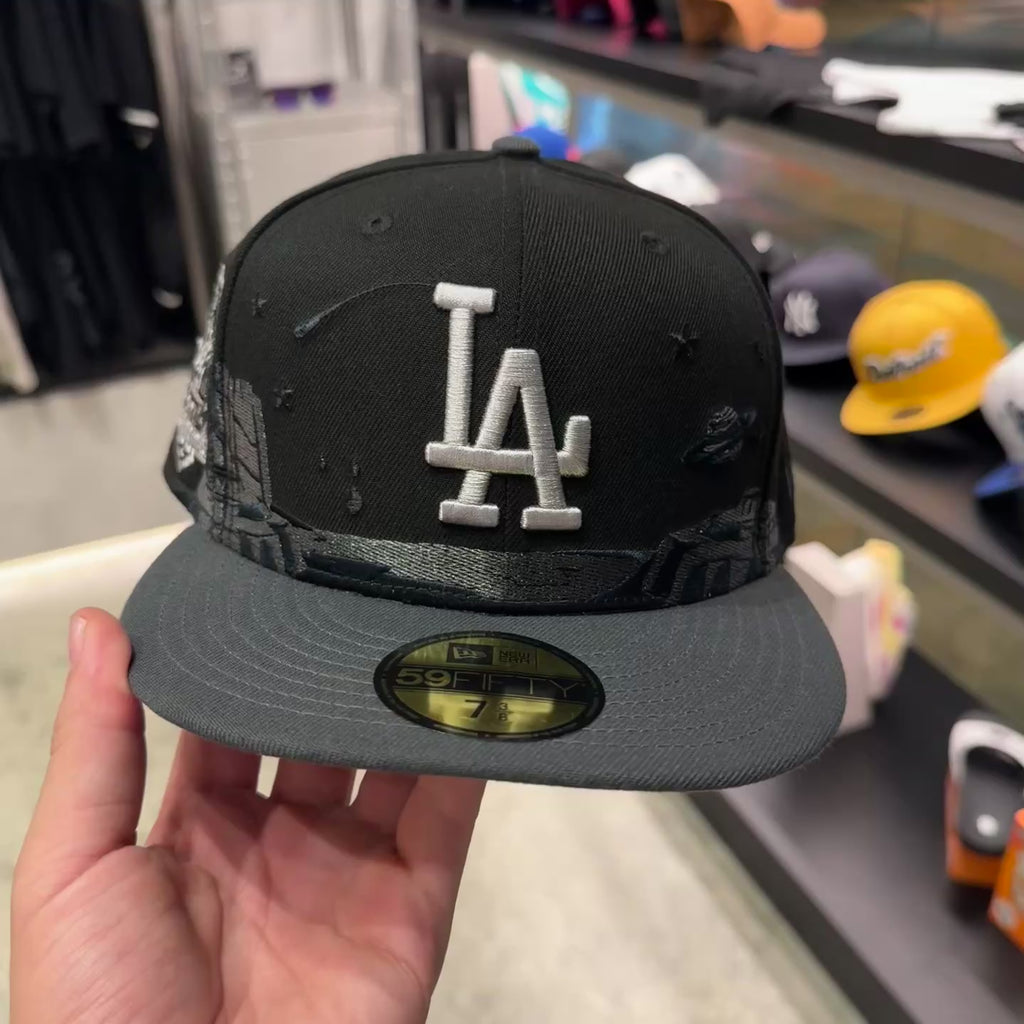 NEW ERA 59FIFTY MLB LA DODGERS PLANETARY GORRA CERRADA NEGRA
