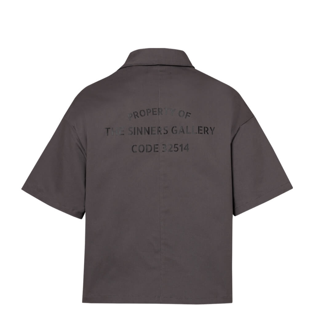 SINNERS LA BRUMA GRAY BUTTON SHIRT