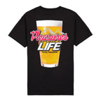 PLEASURES REFRESH SUMMER CAMISETA NEGRA PARTE TRASERA