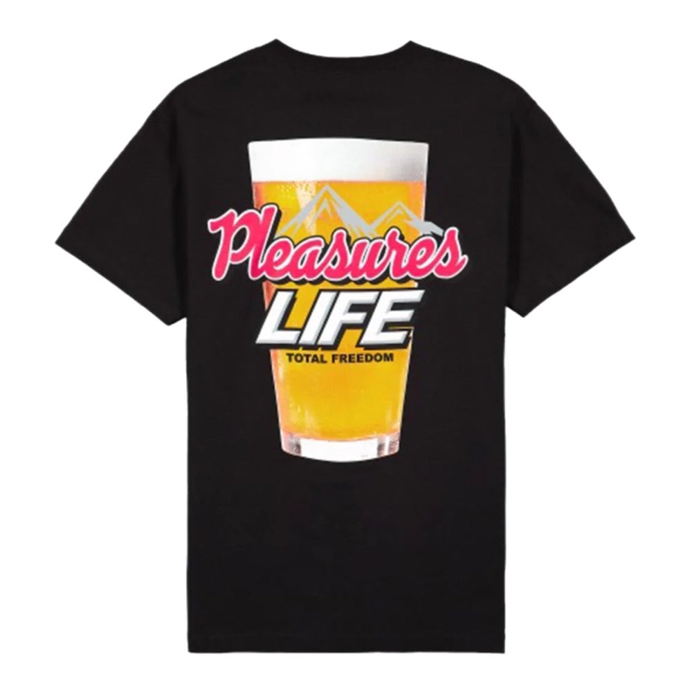 PLEASURES REFRESH SUMMER CAMISETA NEGRA PARTE TRASERA