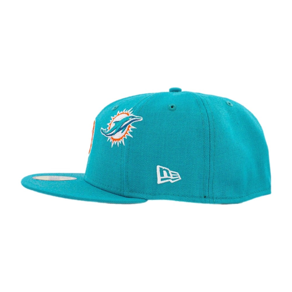 NEW ERA X JUST DON 59FIFTY NFL MIAMI DOLPHINS GORRA CERRADA AZUL