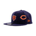 NEW ERA X JUST DON 59FIFTY NFL BEARS GORRA CERRADA AZUL NAVY DE LADO