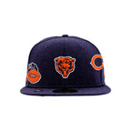 NEW ERA X JUST DON 59FIFTY NFL BEARS GORRA CERRADA AZUL NAVY