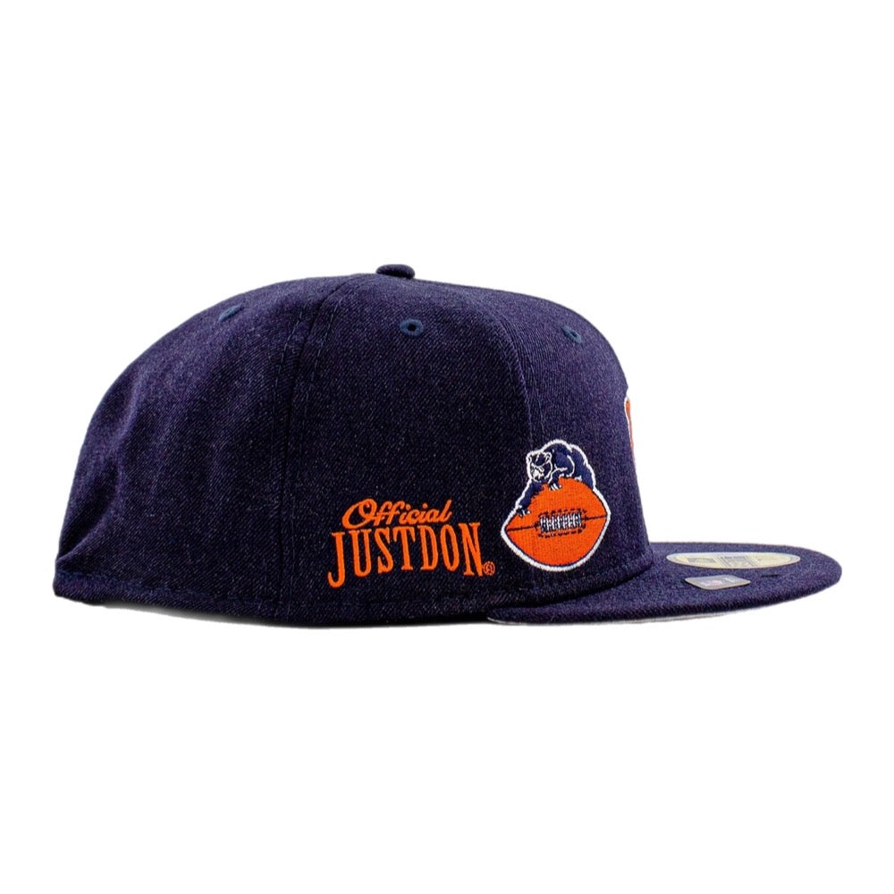 NEW ERA X JUST DON 59FIFTY NFL BEARS GORRA CERRADA AZUL NAVY