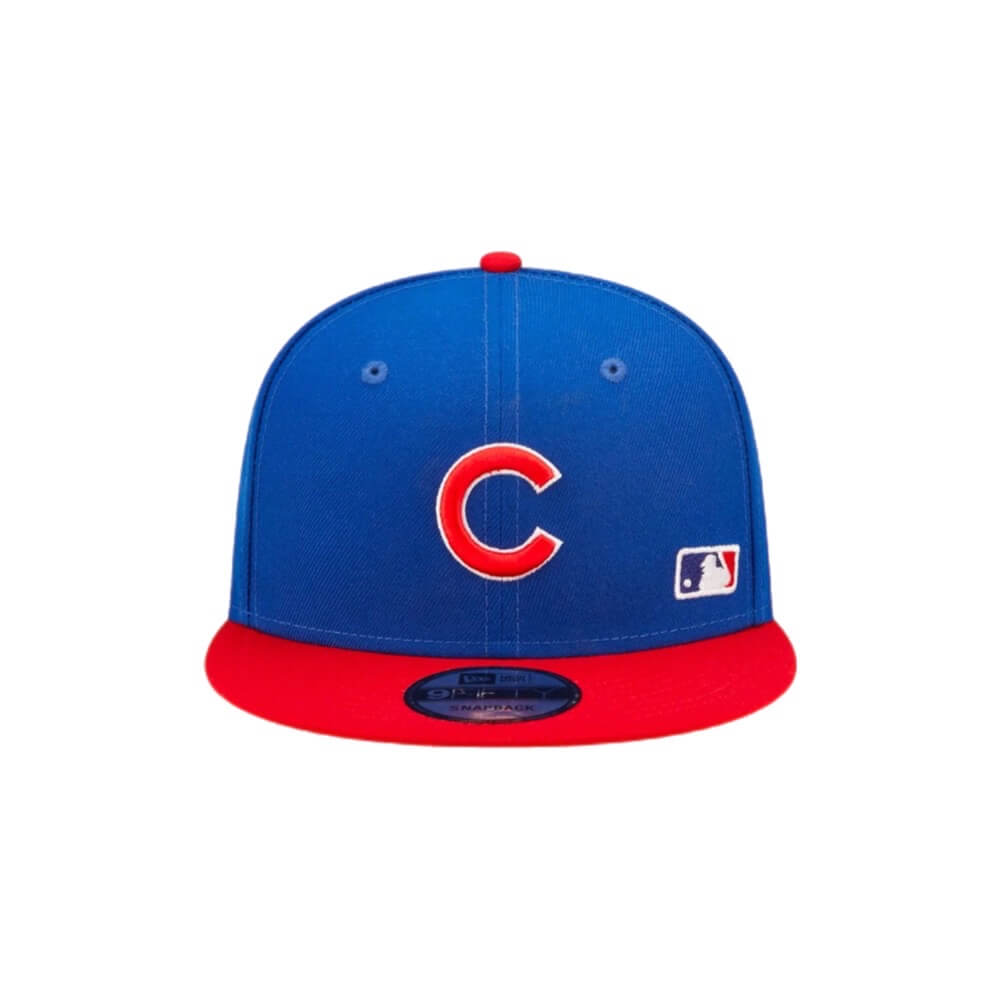 NEW ERA 9FIFTY MLB CHICAGO CUBS BACKLETTER ADJUSTABLE CAP BLUE