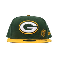 NEW ERA 9FIFTY NHL GREENBAY PACKERS BACKLETTER GREEN ADJUSTABLE CAP
