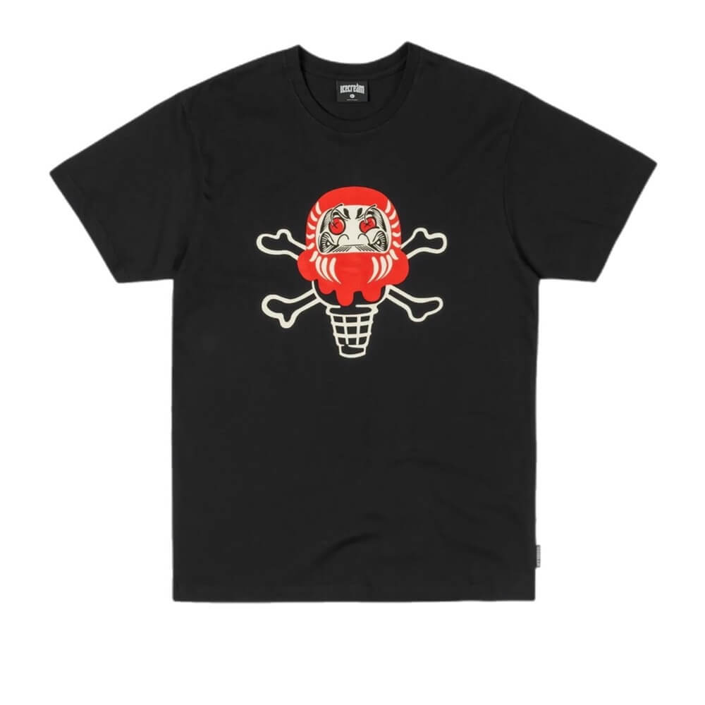 ICECREAM DARUMA CAMISETA NEGRA