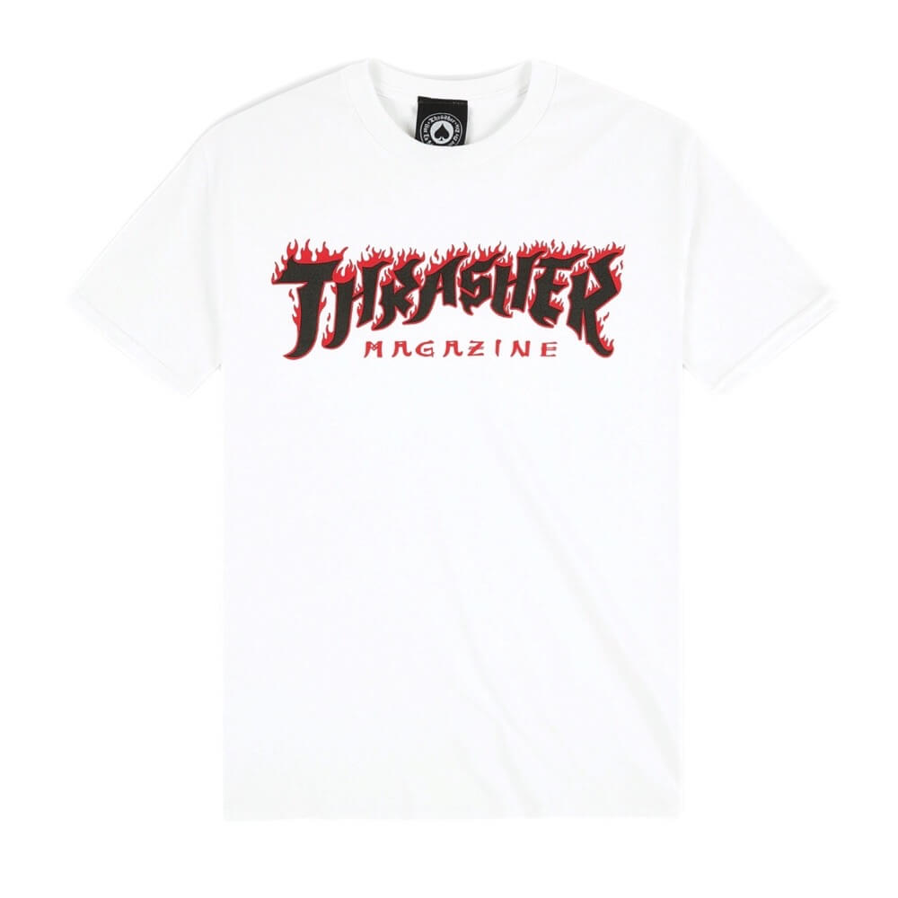 THRASHER POSESSED LOGO CAMISETA BLANCA