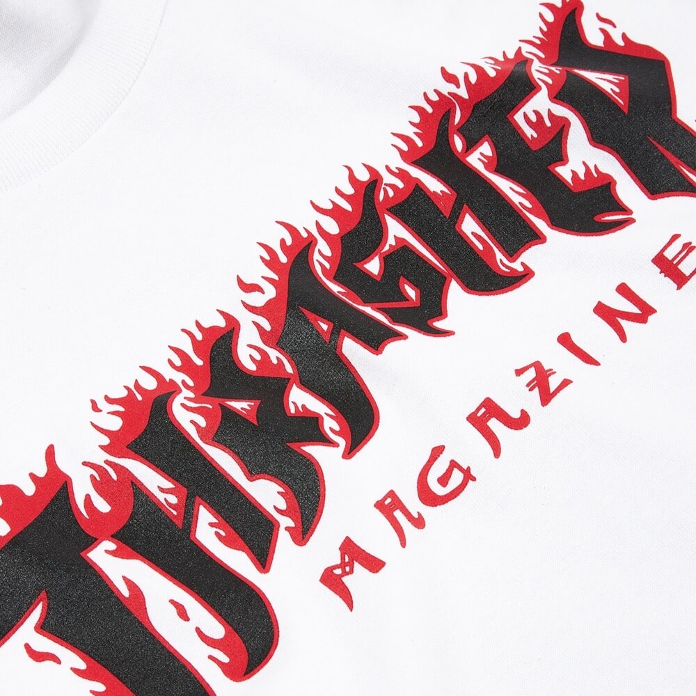 THRASHER POSESSED LOGO CAMISETA BLANCA