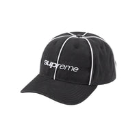 SUPREME PIPING ADJUSTABLE BLACK CAP 