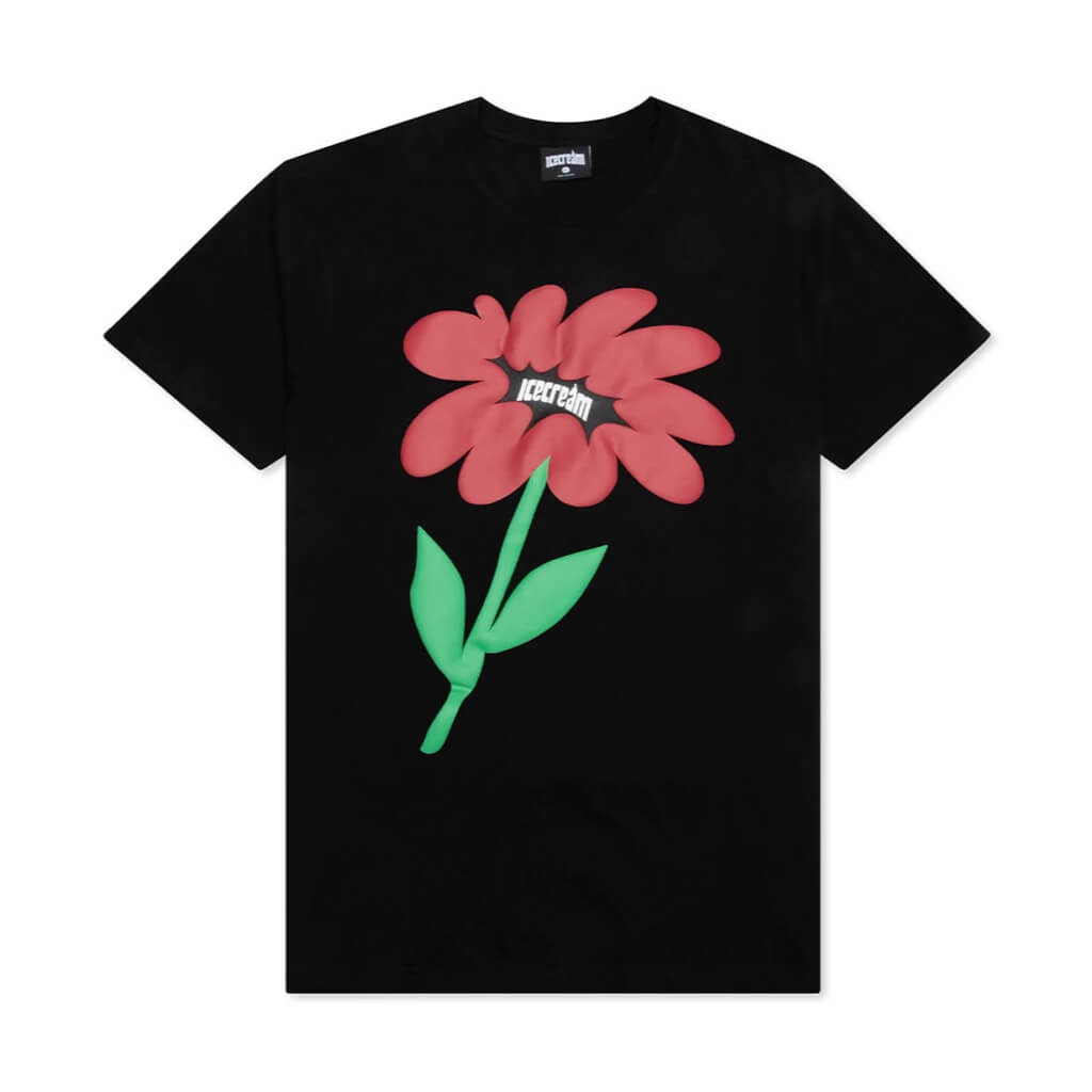 ICECREAM FLOWER CAMISETA NEGRA