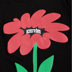 ICECREAM FLOWER CAMISETA NEGRA