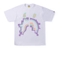 BAPE DIGITAL SHARK CAMISETA BLANCA