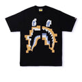 BAPE DIGITAL SHARK CAMISETA NEGRA