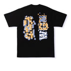 BAPE DIGITAL SHARK CAMISETA NEGRA