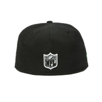 NEW ERA 59FIFTY NFL LAS VEGAS RAIDERS HISTORIC CHAMPS BLACK CLOSED CAP GREEN VISOR 