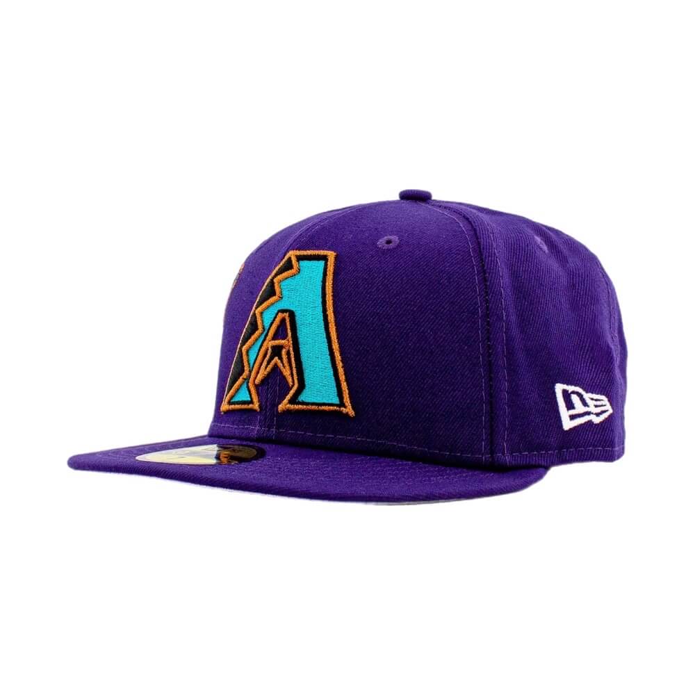 NEW ERA 59FIFTY MLB ARIZONA CLUSTER PURPLE CLOSED CAP 