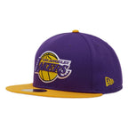 NEW ERA 59FIFTY NBA LA LAKERS CLOSED CAP PURPLE / YELLOW 