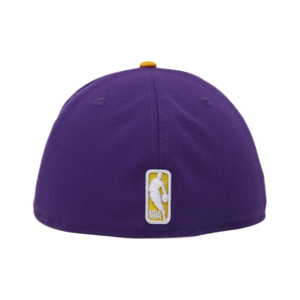 NEW ERA 59FIFTY NBA LA LAKERS CLOSED CAP PURPLE / YELLOW 