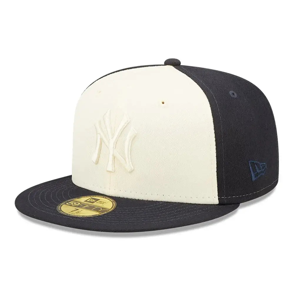 NEW ERA 59FIFTY MLB NY YANKEES CAP 2 TONE CLOSED NAVY BLUE 